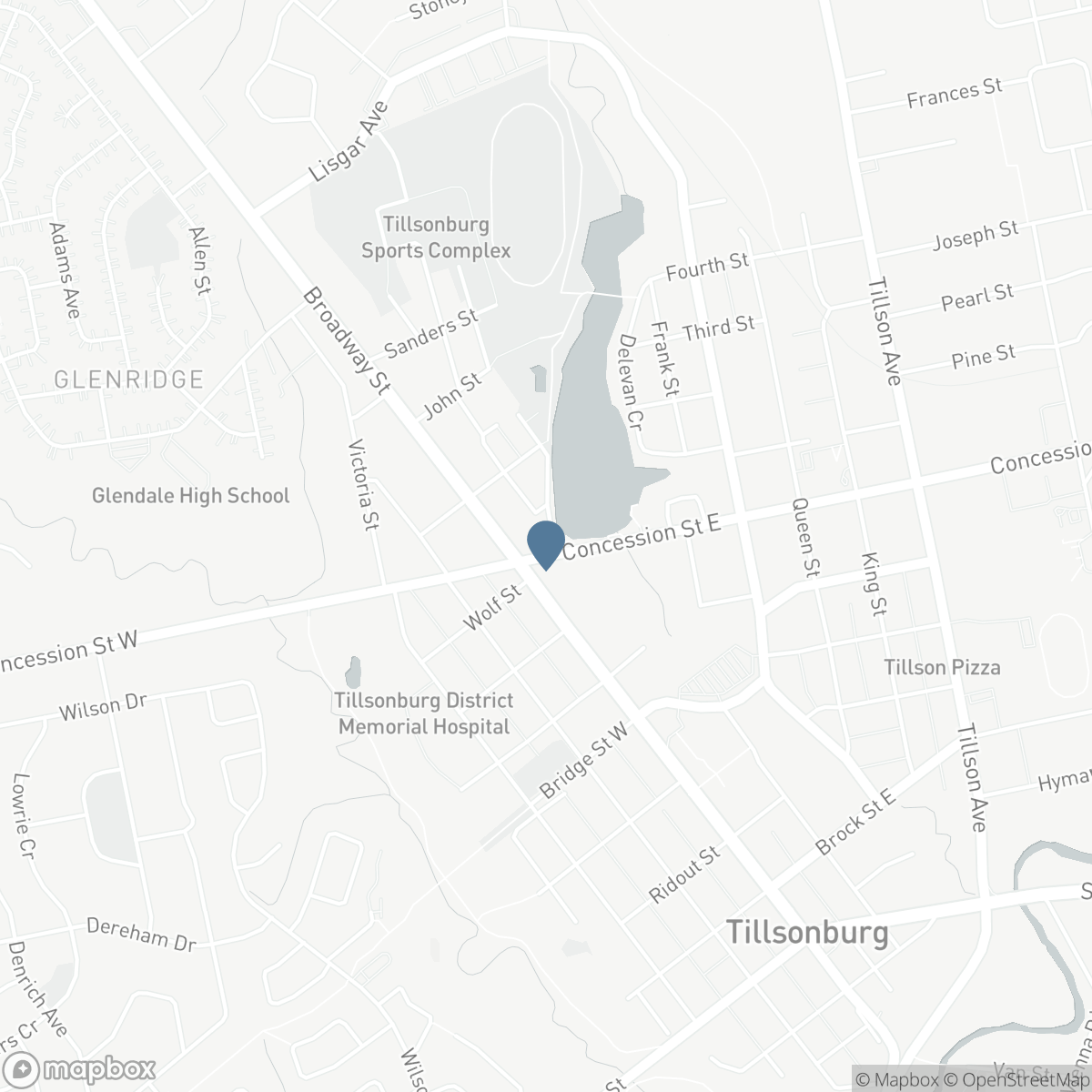 10 CONCESSION STREET E, Tillsonburg, Ontario N4G 1N8